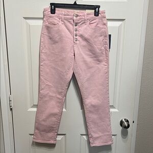 Universal Thread Pastel Pink High-Rise Button-Fly Jeans